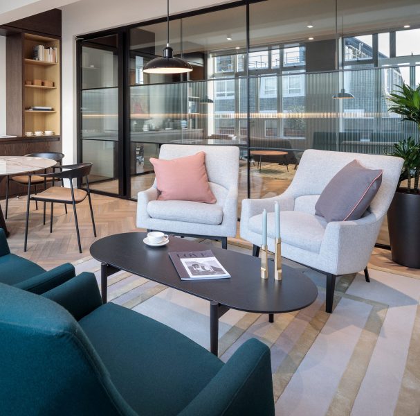 A design and build office fit-out in Esley House created a space dedicated to well-being and collaboration.