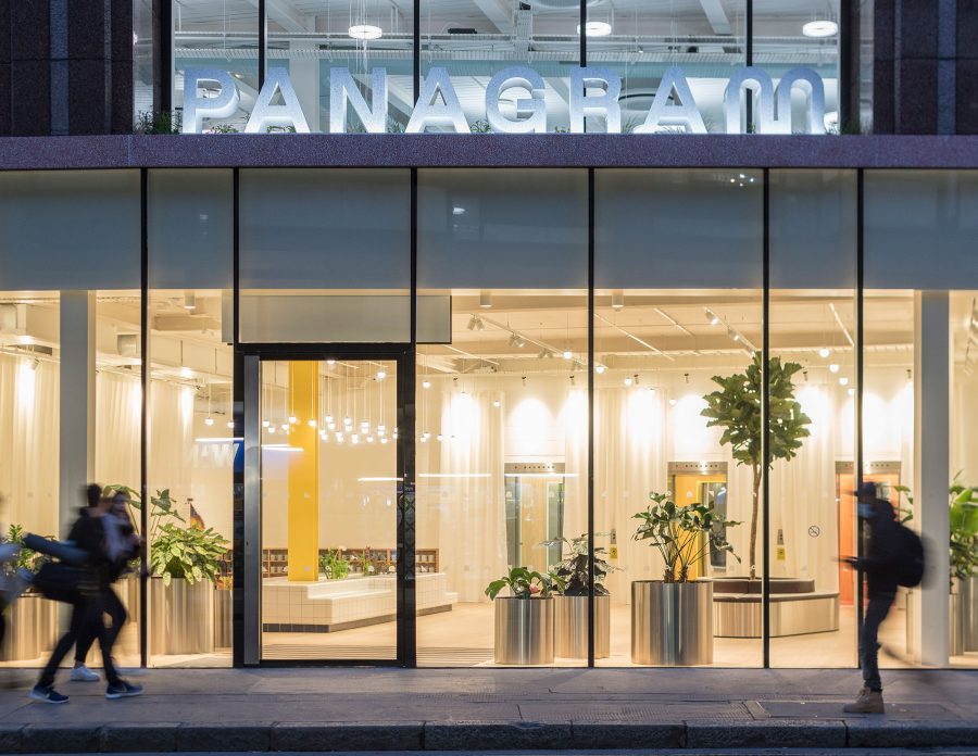 Inside of Panagram reception new space