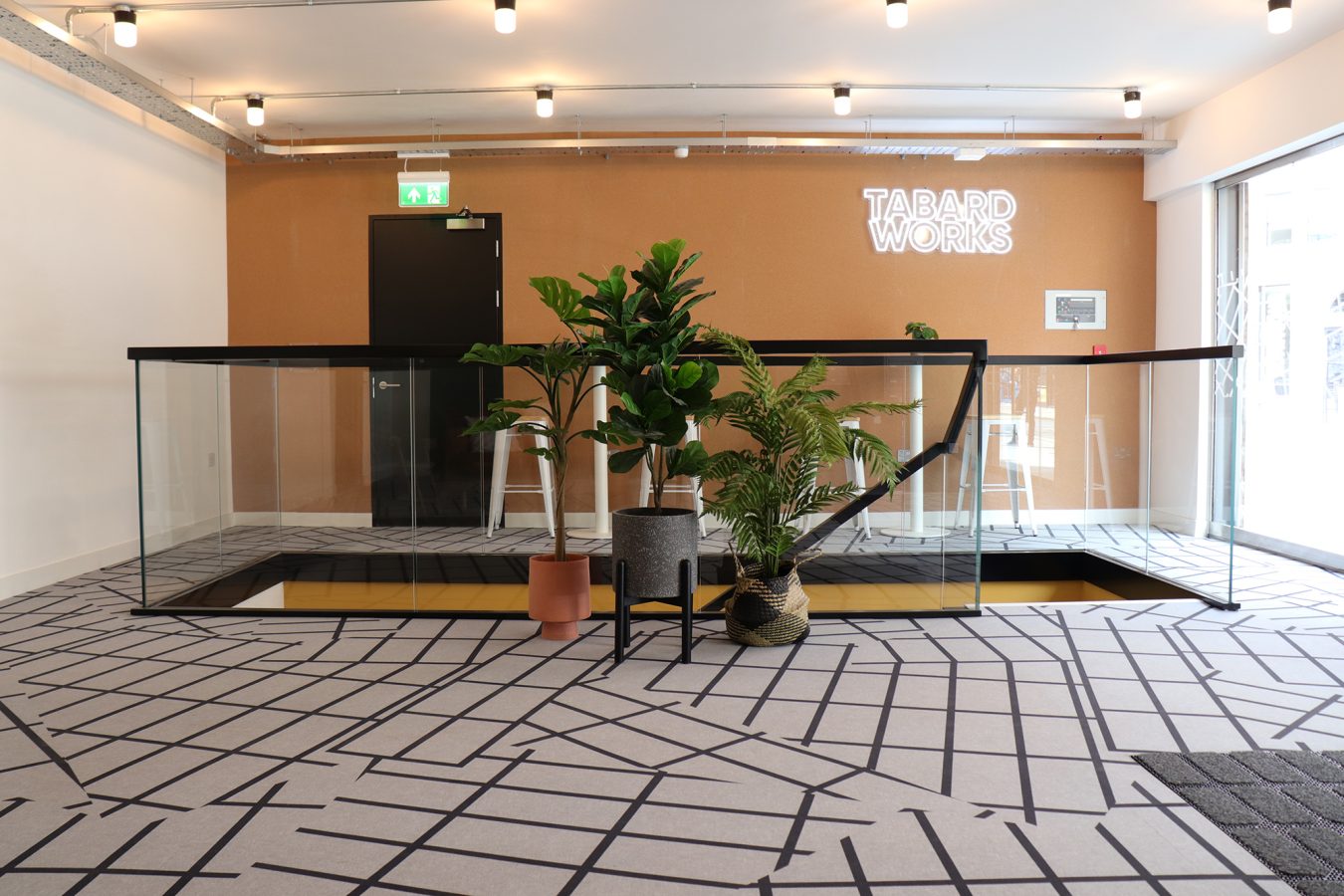 Plug and play office at Tabard Works.