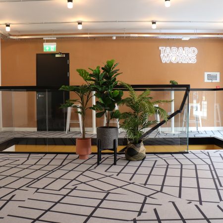 Plug and play office at Tabard Works.