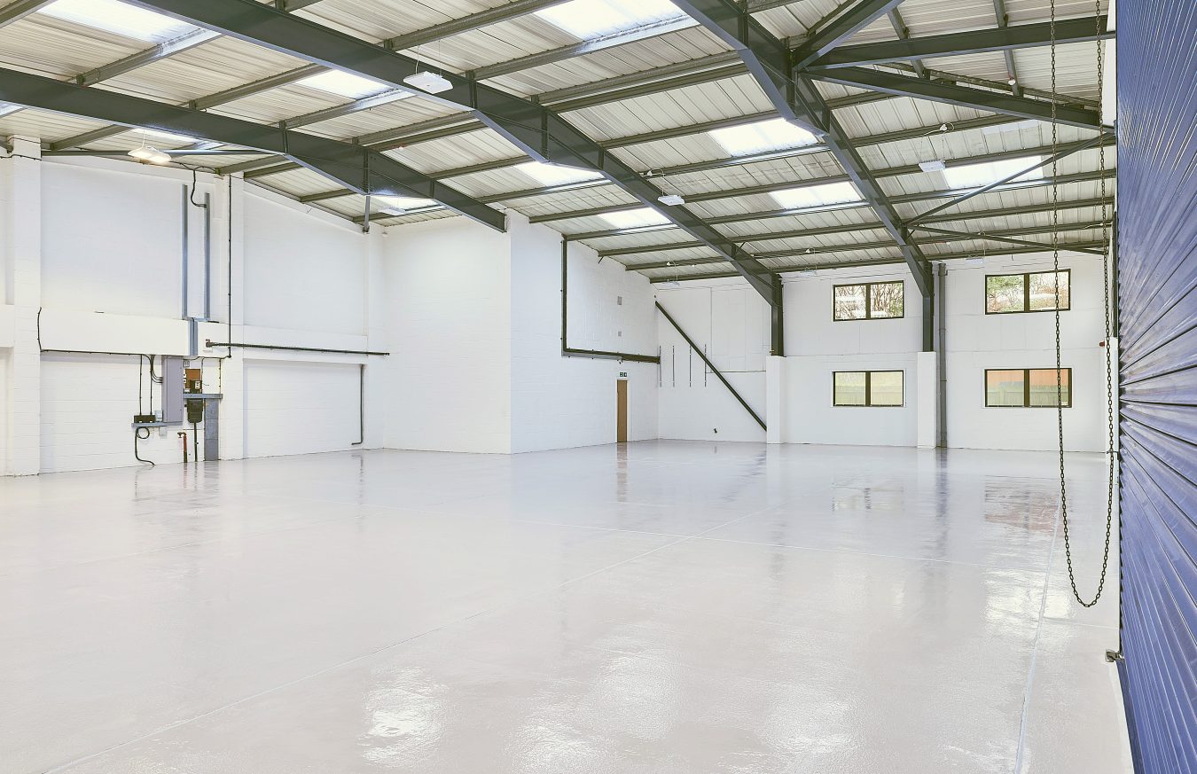 Warehouse space in Prologis industrial park.