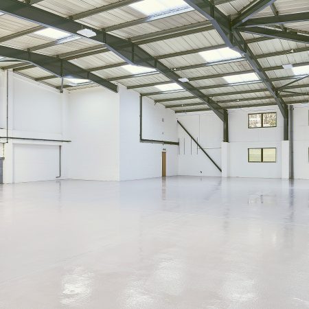 Warehouse space in Prologis industrial park.