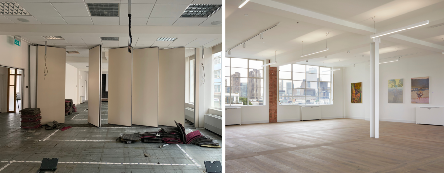 Before and after The Bindery 6000 × 4000 px 8000 × 3125 px 4