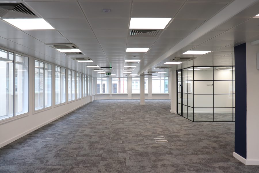 An office project delivered for Stewart Watson.