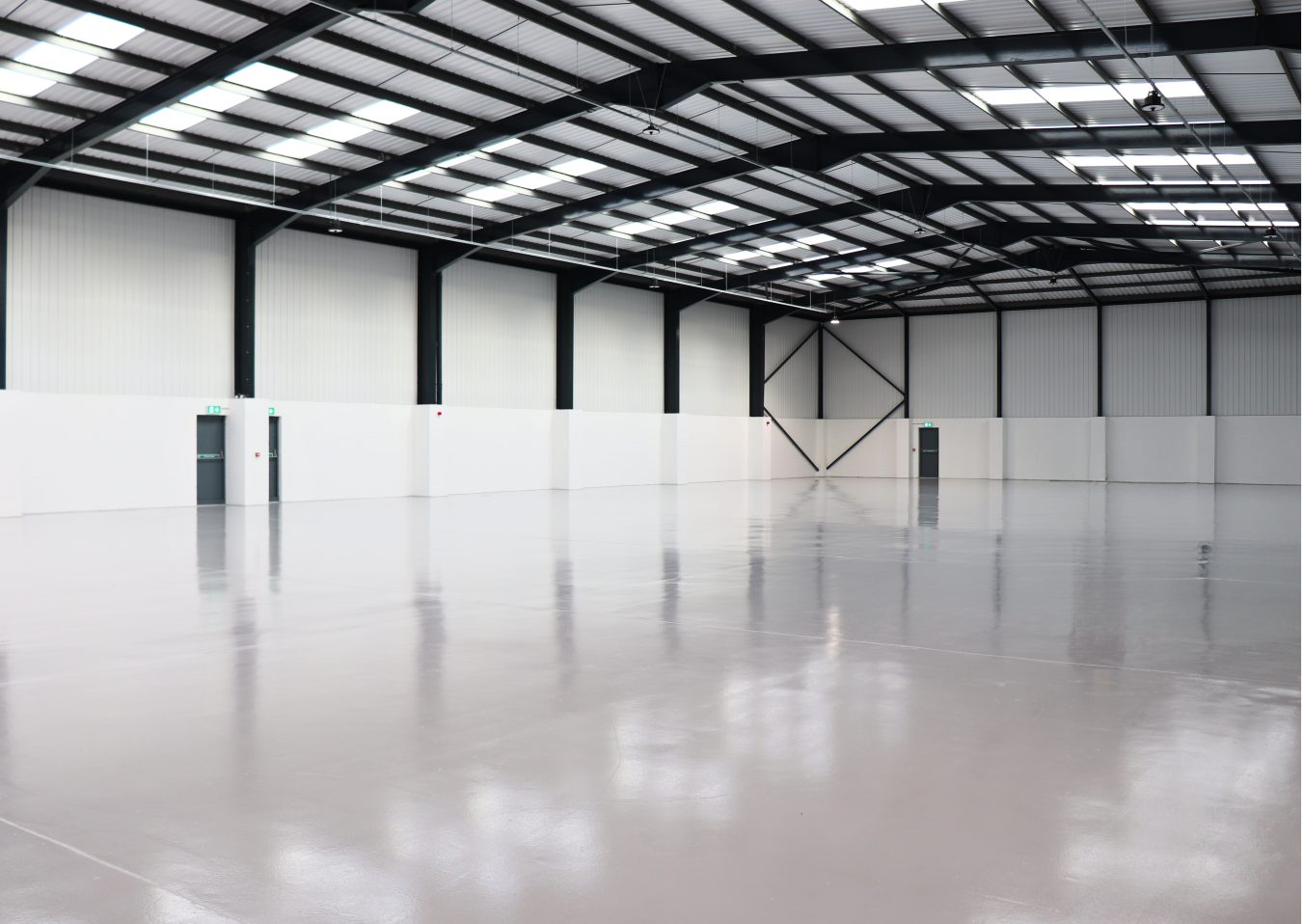 An industrial refurbishment project at Unit B1 Gatwick Industrial Estate.