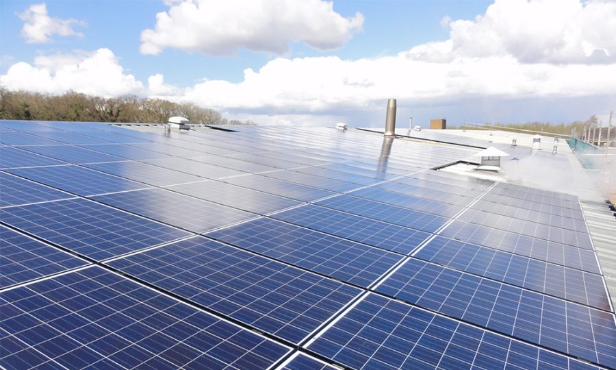 Warehouse solar PV